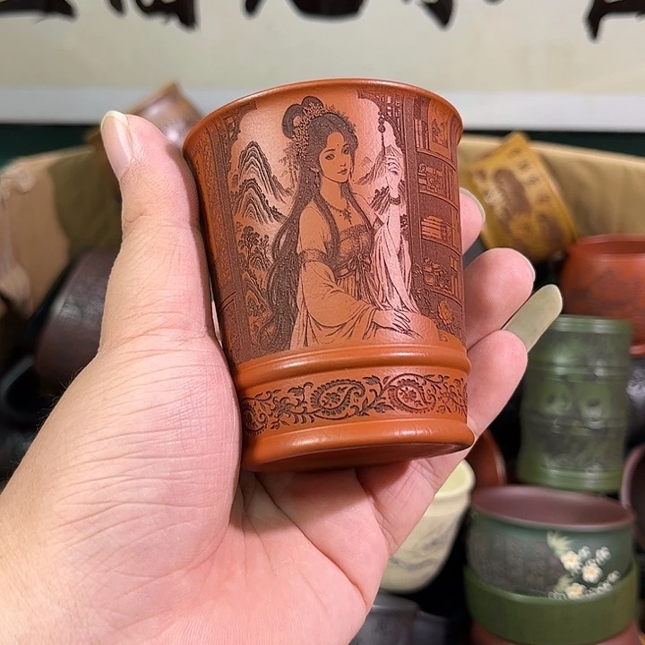 茶杯紫砂全手工紫砂主人杯
