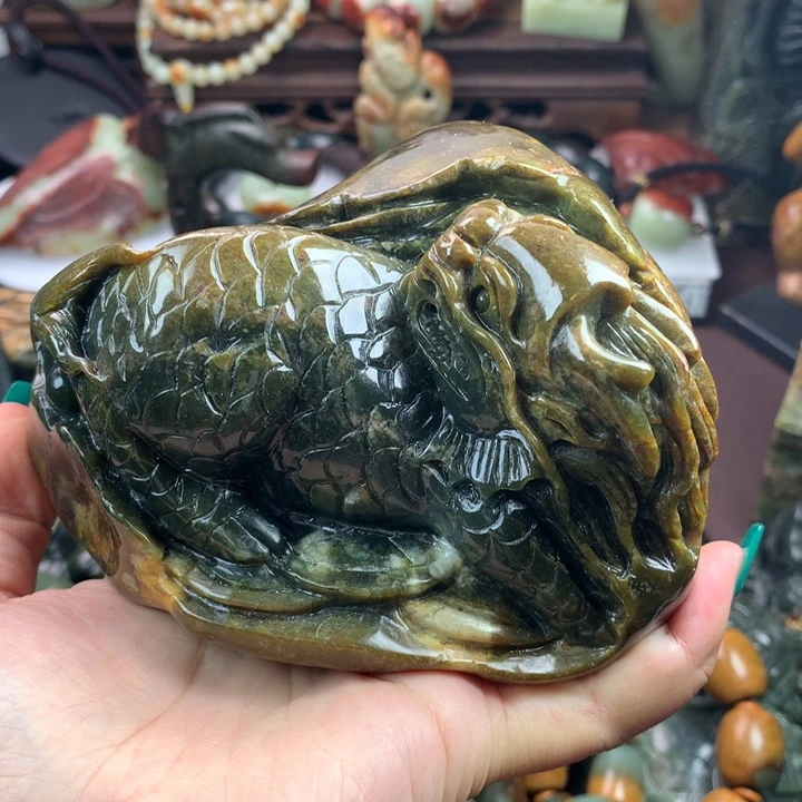 岫岩河磨玉（透闪石质玉）挂件未镶嵌