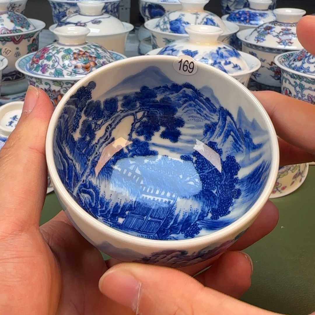 彦祖纯手工手绘茶具169
