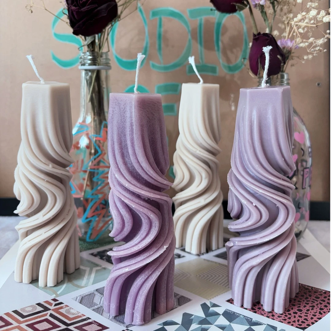 创意几何状氛围感香薰蜡烛ins风家居摆件蜡烛