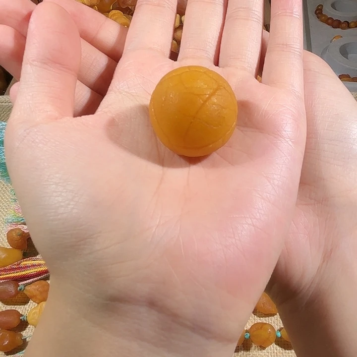 琥珀未镶嵌颈饰蜜蜡海漂单颗
