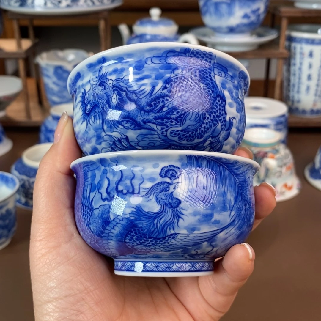 柳**河景德镇陶瓷手工手绘