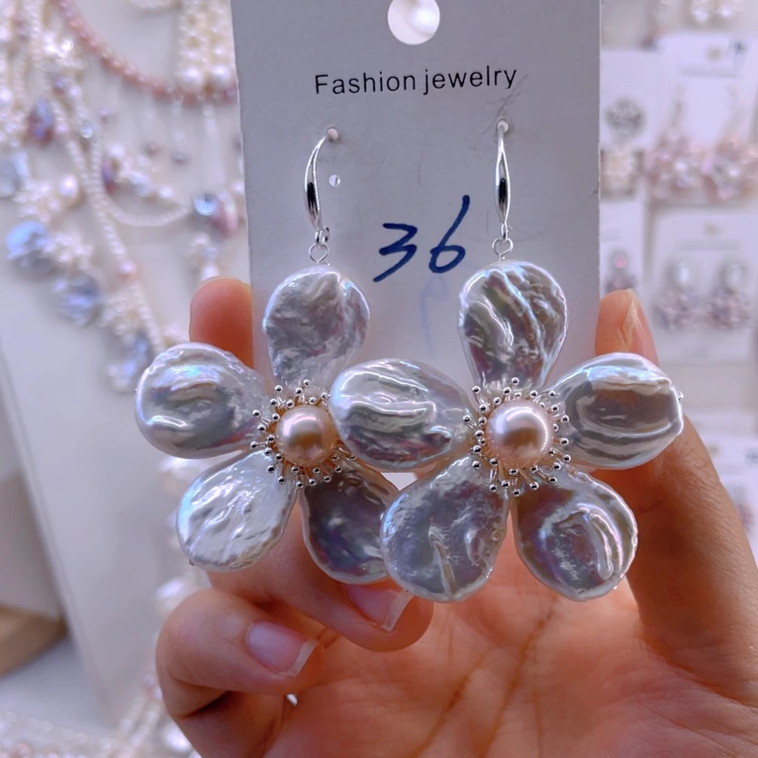 未镶嵌耳饰淡水珍珠