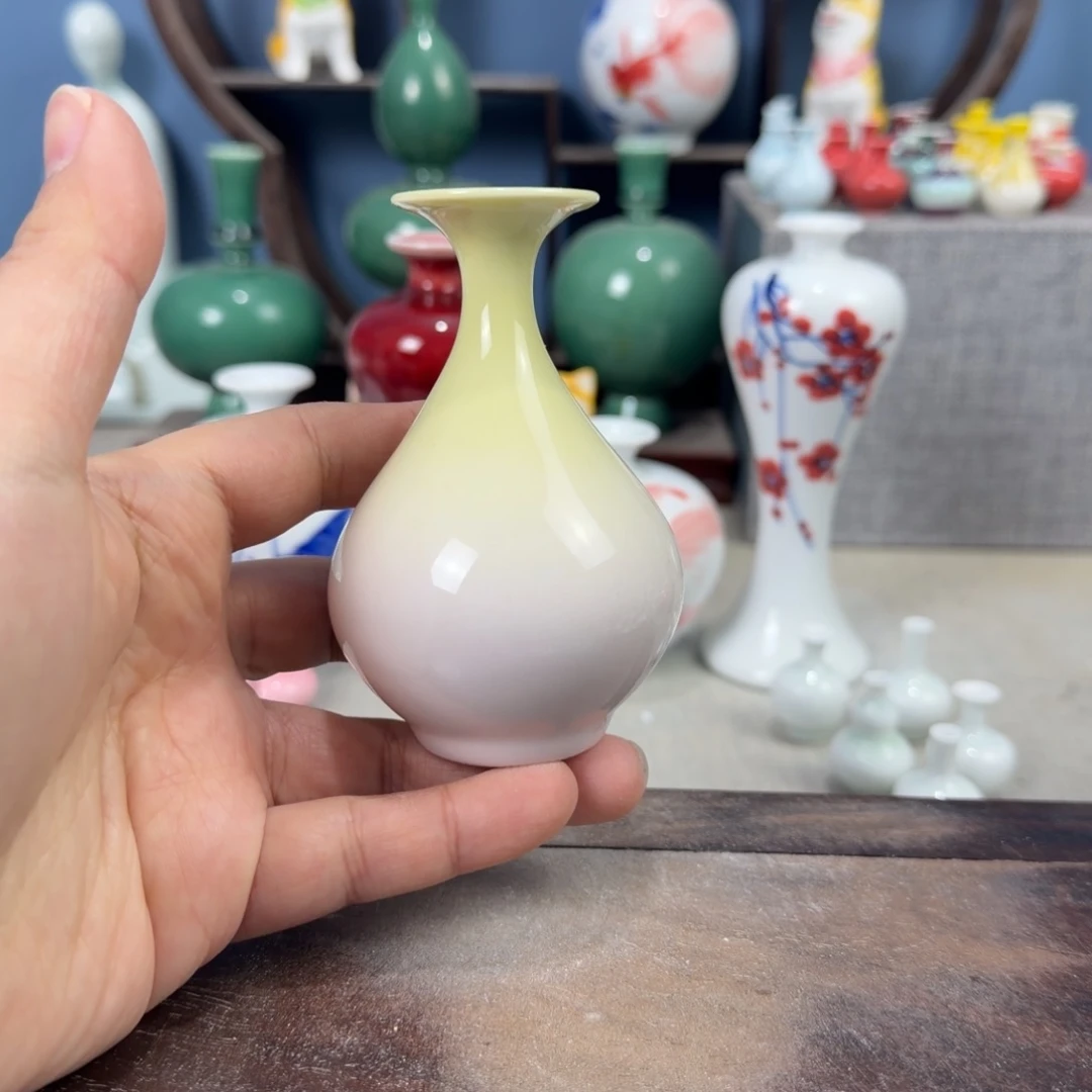 陶瓷手工小花器摆件