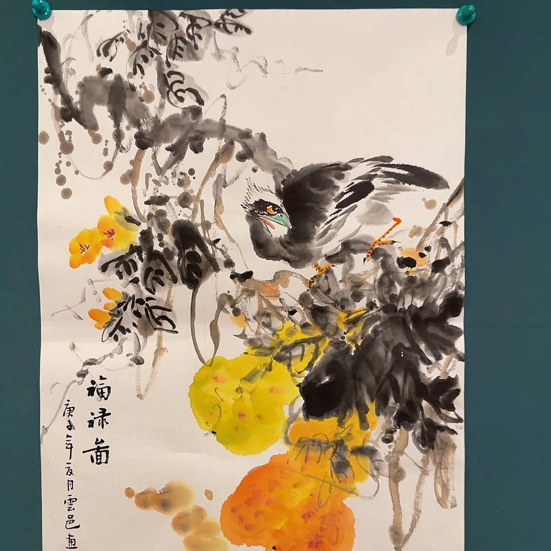 国画云老师作品画作