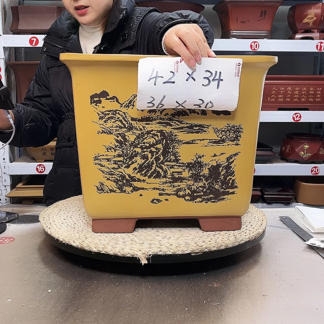 紫砂花盆紫砂花盆