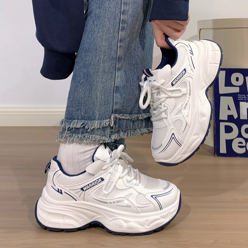 回力女鞋厚底增高老爹鞋2026春季新款学生百搭小白鞋休闲运动鞋子