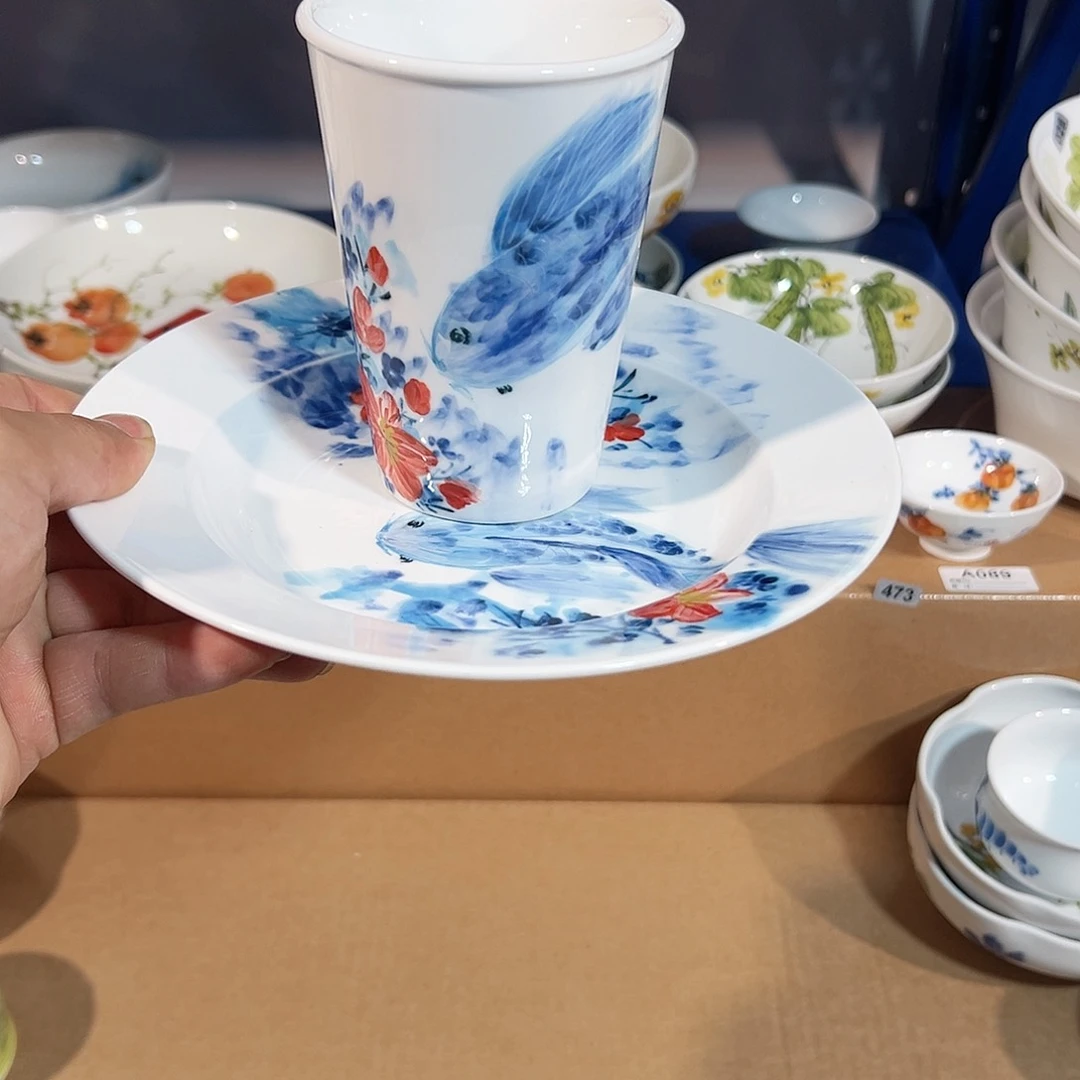 文***子景德镇手工手绘陶瓷