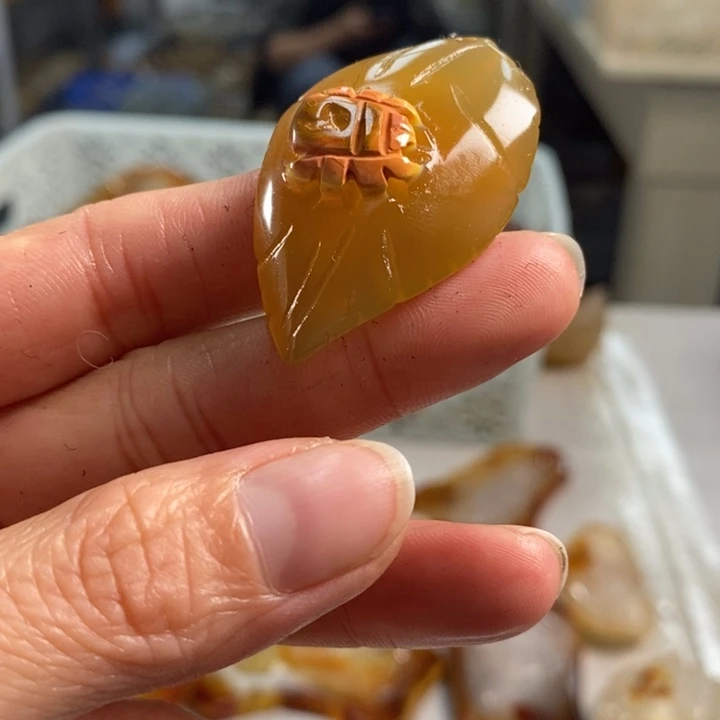 玛瑙/玉髓吊坠(不含链)未镶嵌