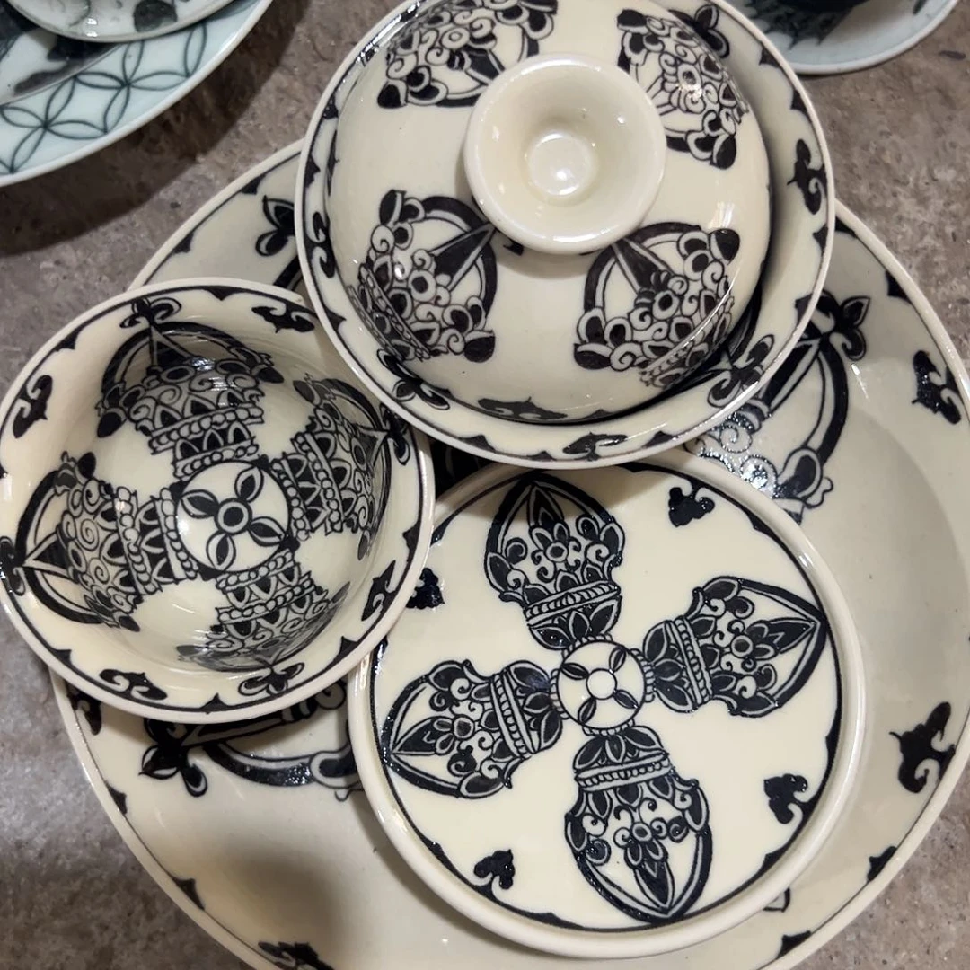杨***碳摆件景德镇手工手绘茶具
