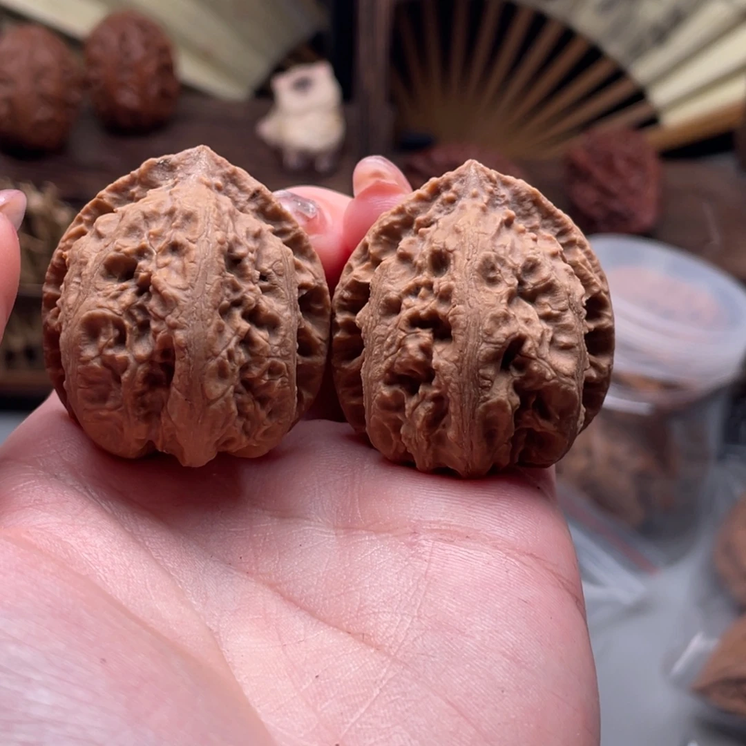 文玩核桃把件楸刀鱼89