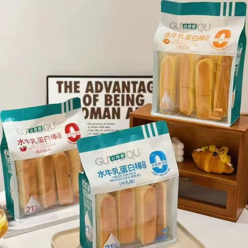 水牛乳蛋白棒 超软奶香零添加面包 268g/包
