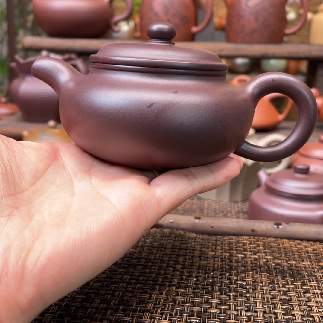 紫砂茶壶宜兴原矿紫砂手工制全190