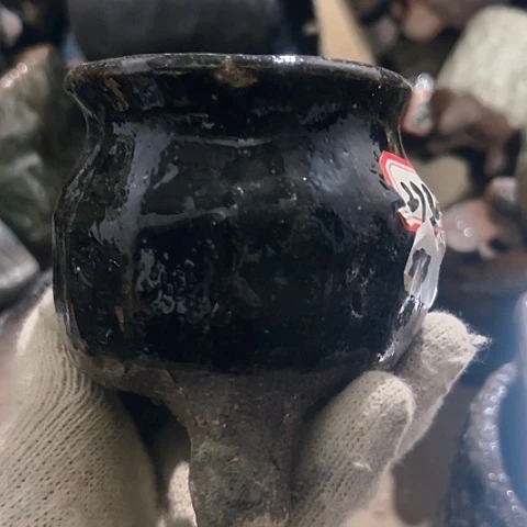 红陶粗陶花盆手工