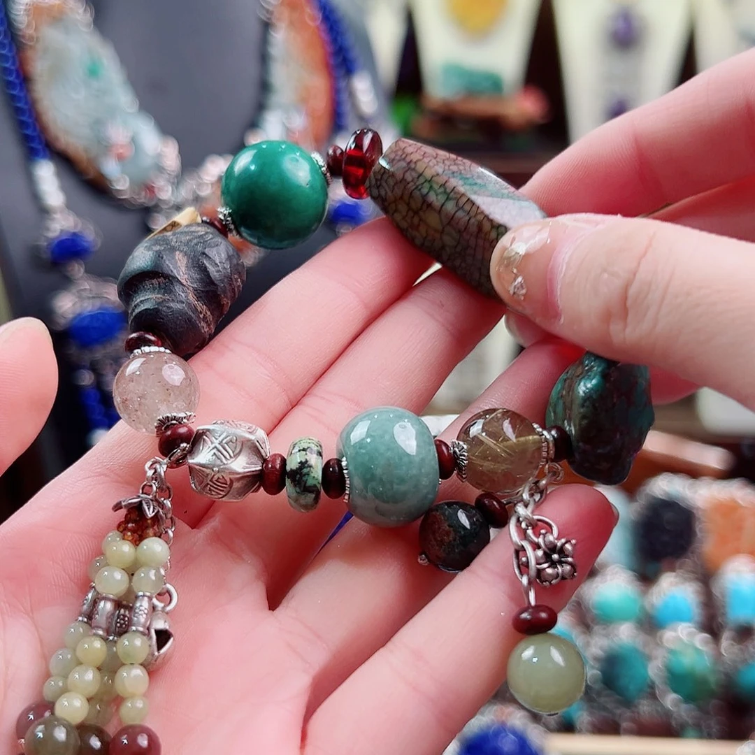 925银珐琅锦钰原创设计款手链