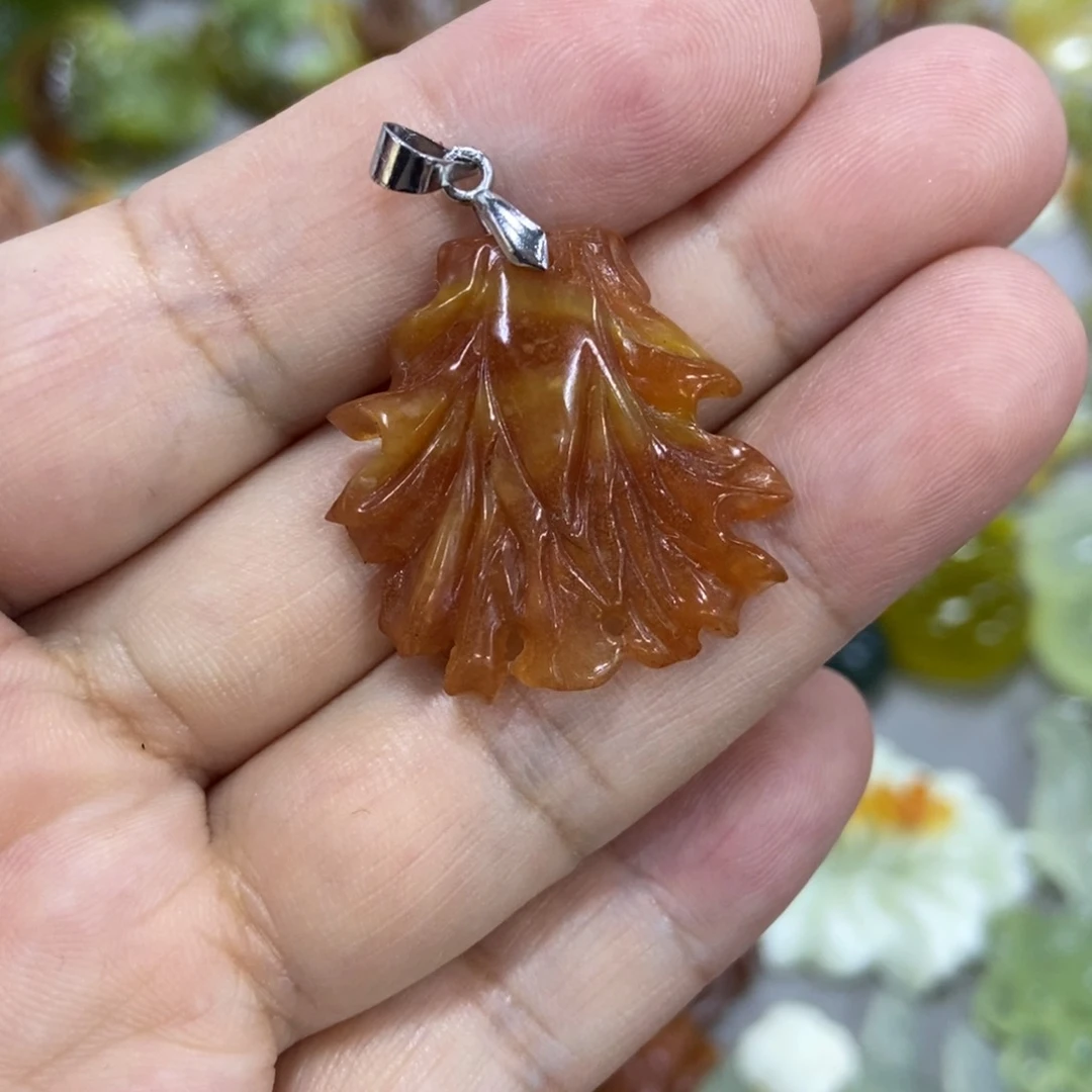 蛇纹石玉未镶嵌挂件