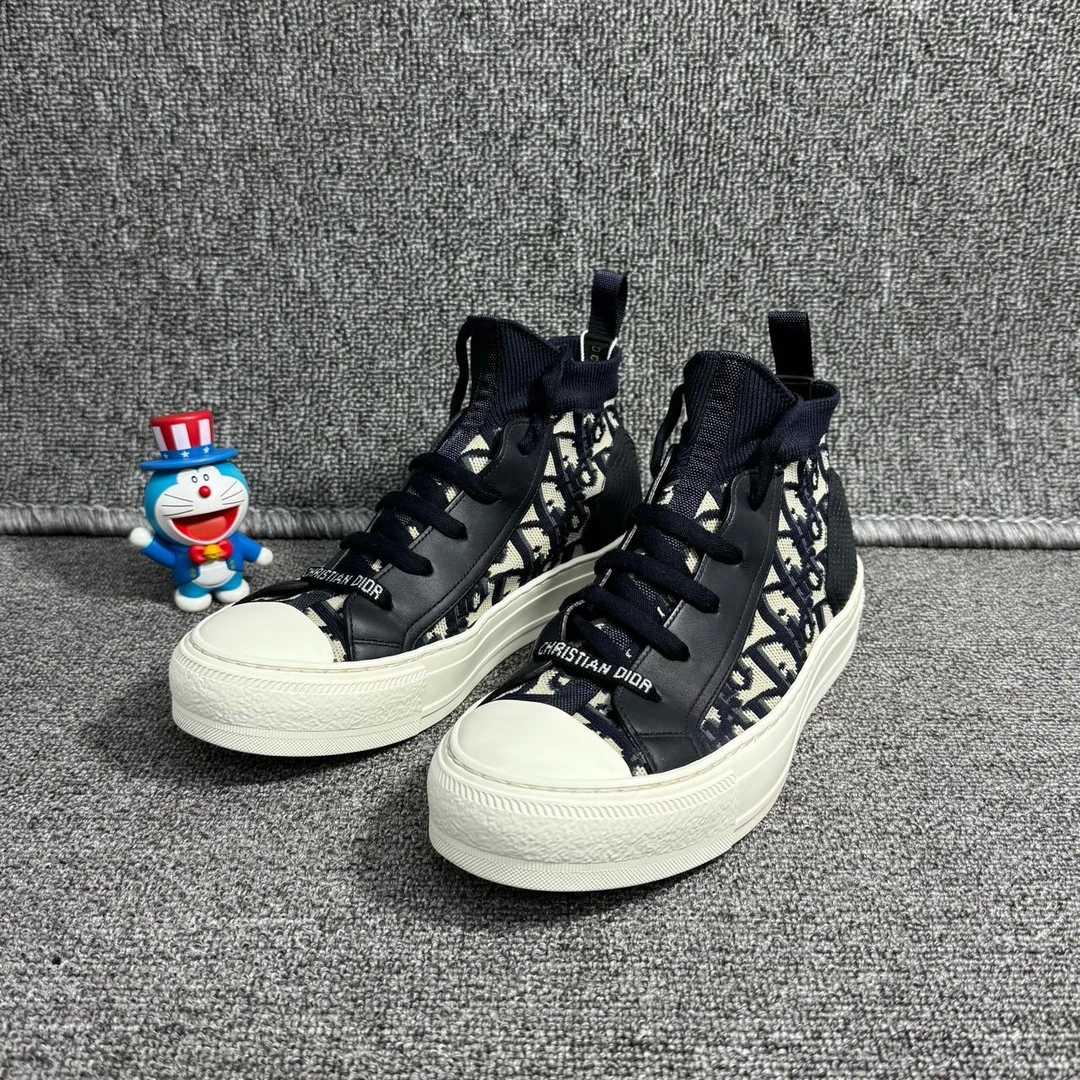 99新 DIOR/迪奥 黑色满印板鞋 36码 D2093