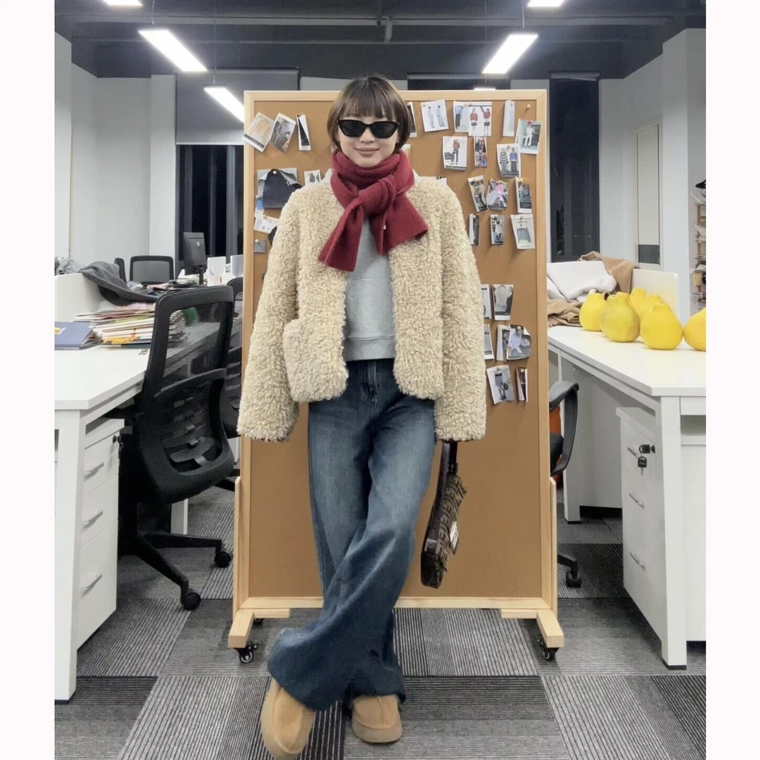 【No退No换】Our2 复古韩版气质休闲牛仔裤B6956