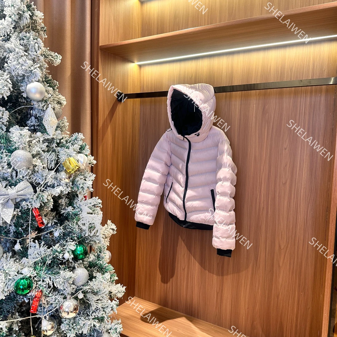 【SHELAIWEN】高端定制排骨连帽羽绒棉服