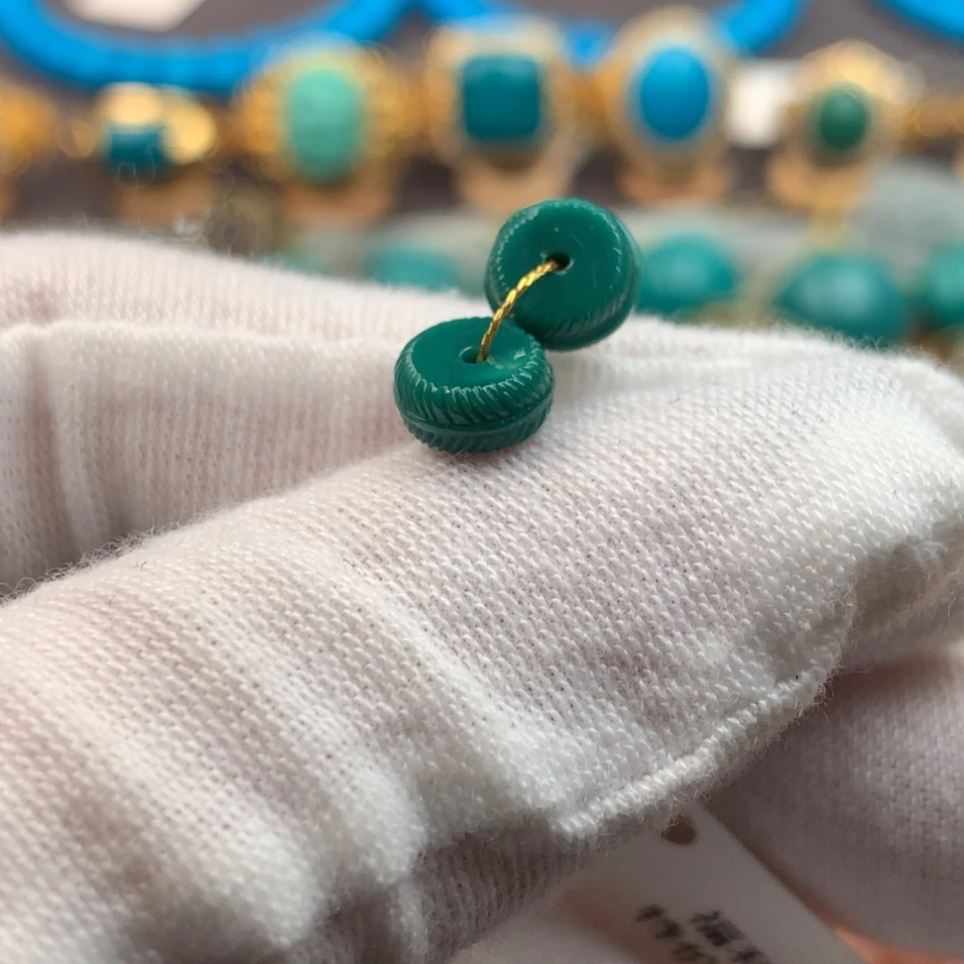 绿松石未镶嵌绿松石7.1mm