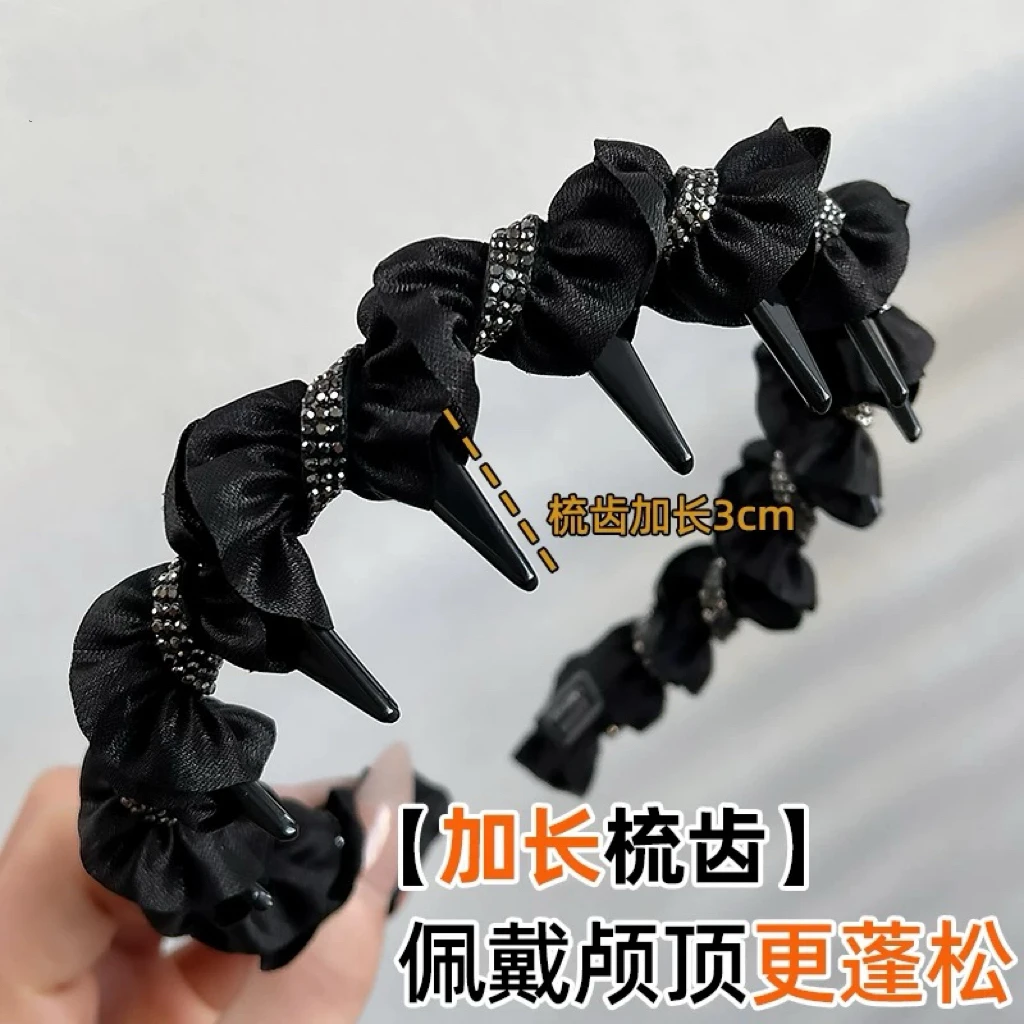 小香风气质发箍女波浪防滑碎发洗脸头箍发卡FG-001