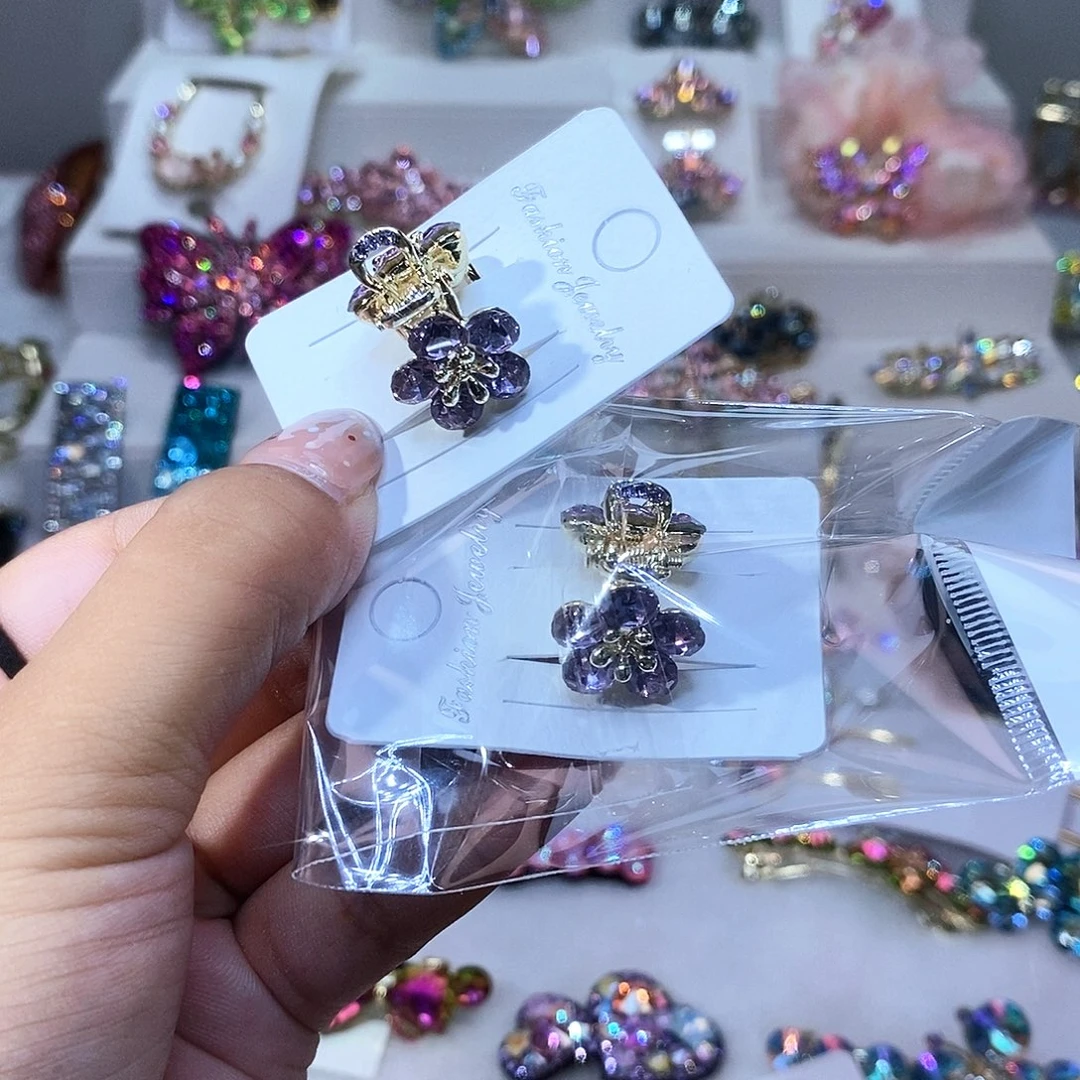 仿水晶铜合金发饰头饰发夹