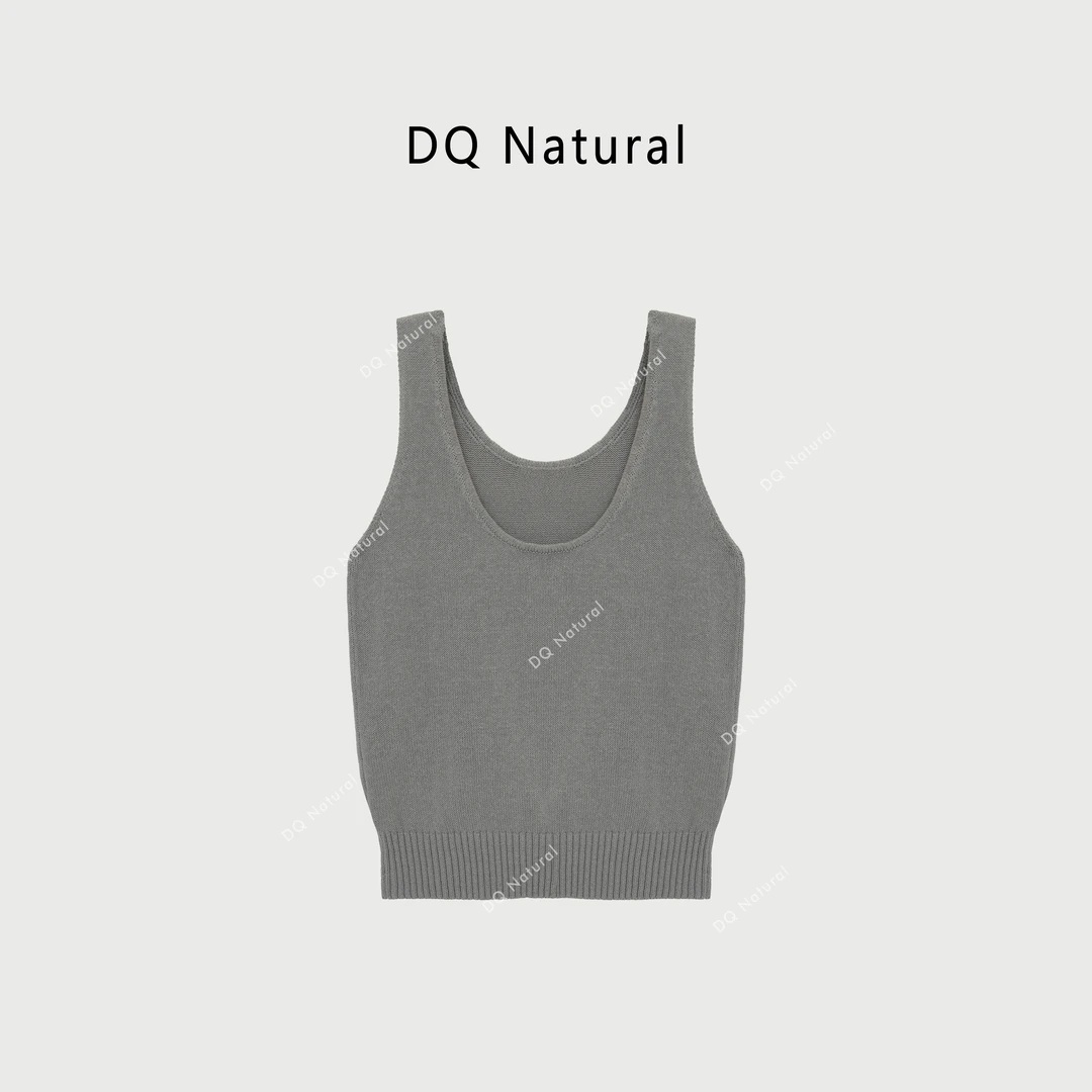 【DQ Natural】混纺纱线肌理感背心 774289
