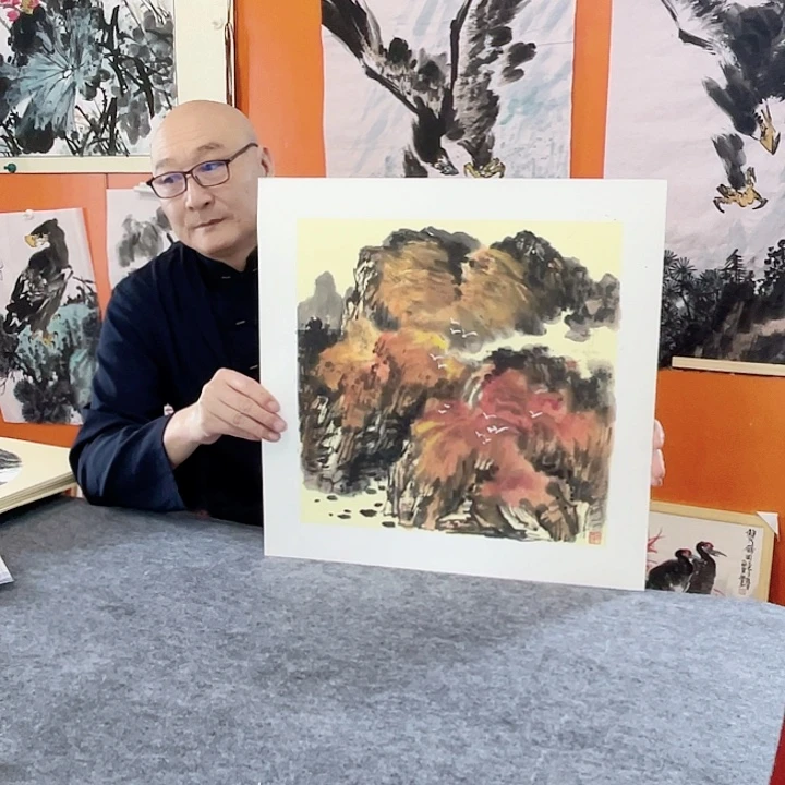 国画张圣敏先生纯手绘作品