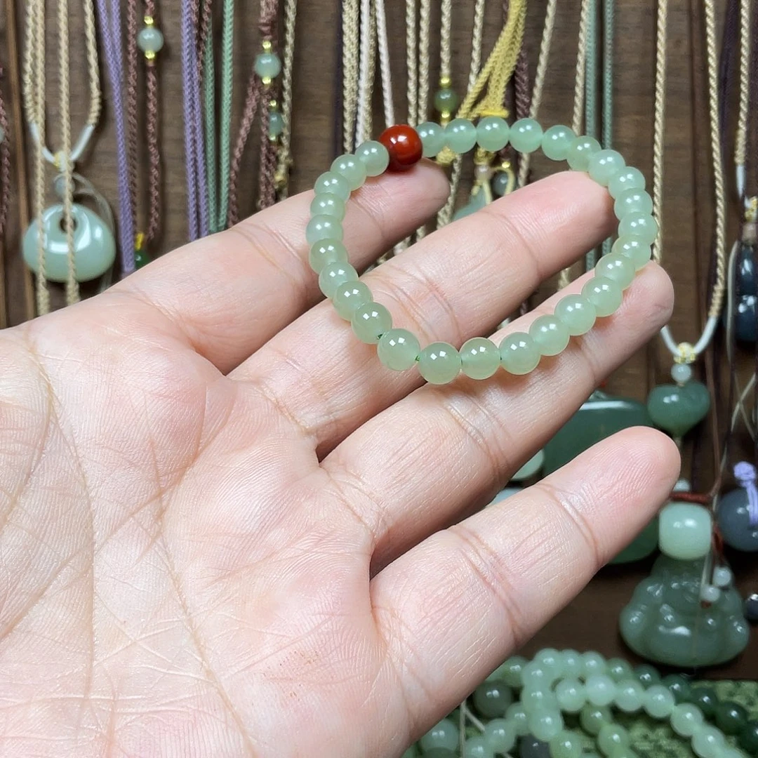 和田玉未镶嵌手串