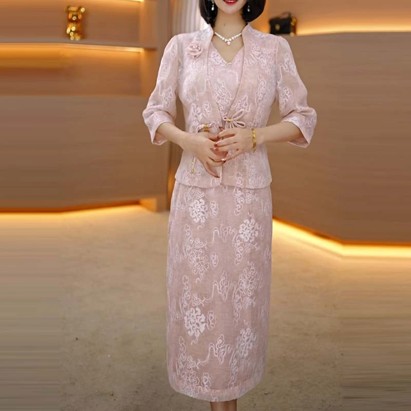 2025早春新款A2660气质遮肉显瘦大码连衣裙女修身女装连衣裙