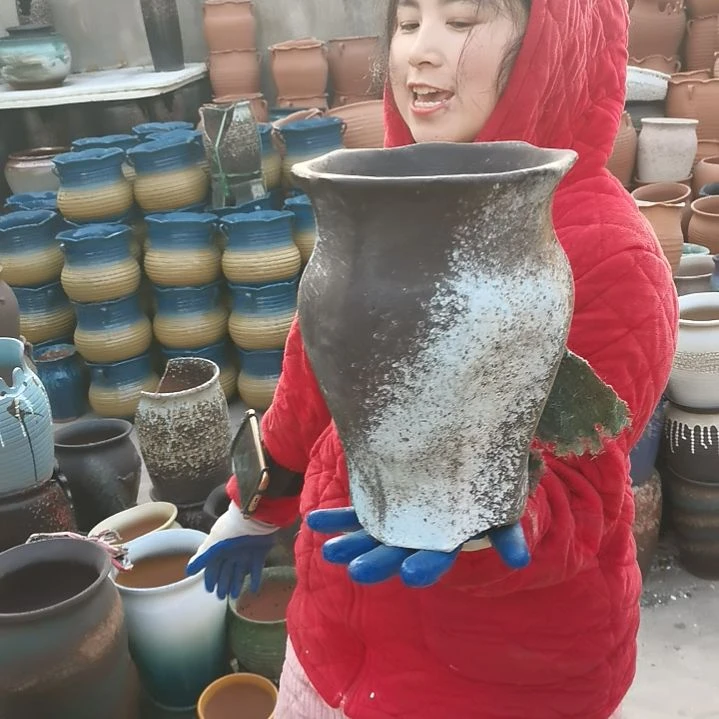 红陶口19高27瑕疵