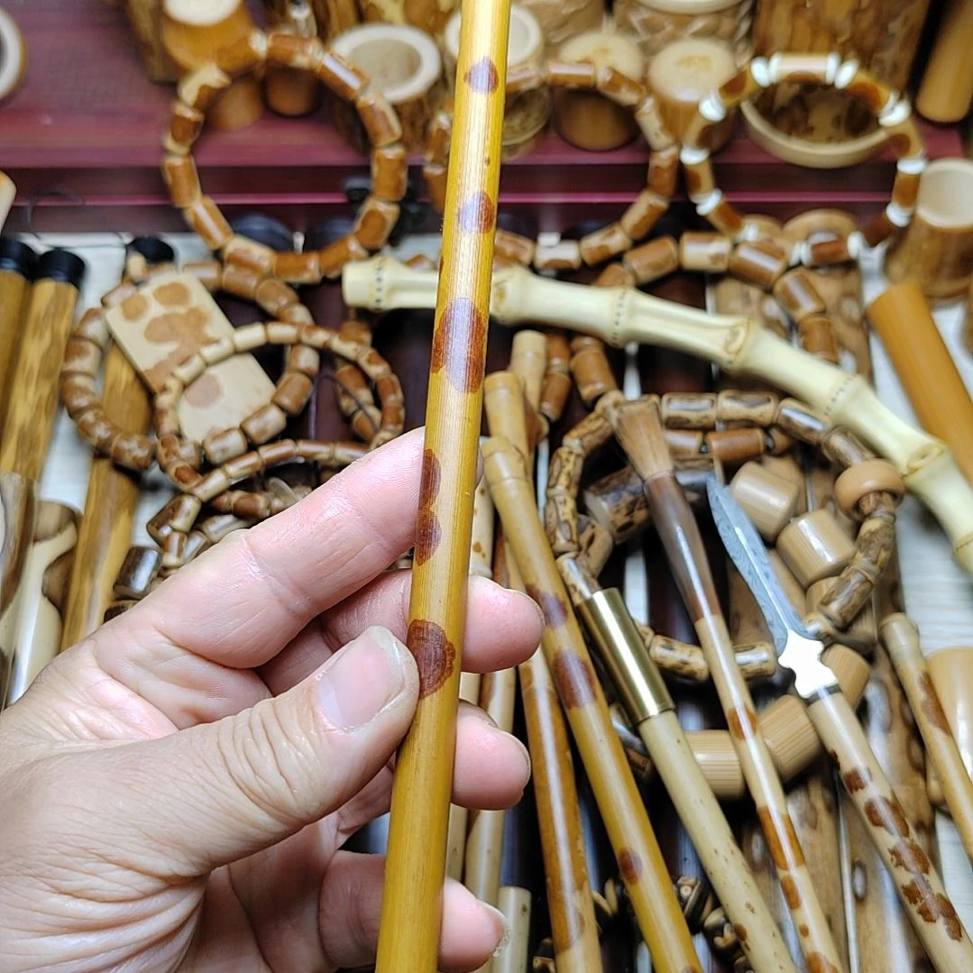 延***年竹福建湘妃竹毛笔杆料