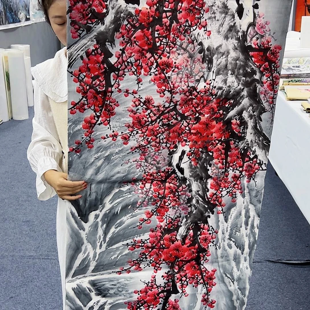 国画事事顺心如意万事