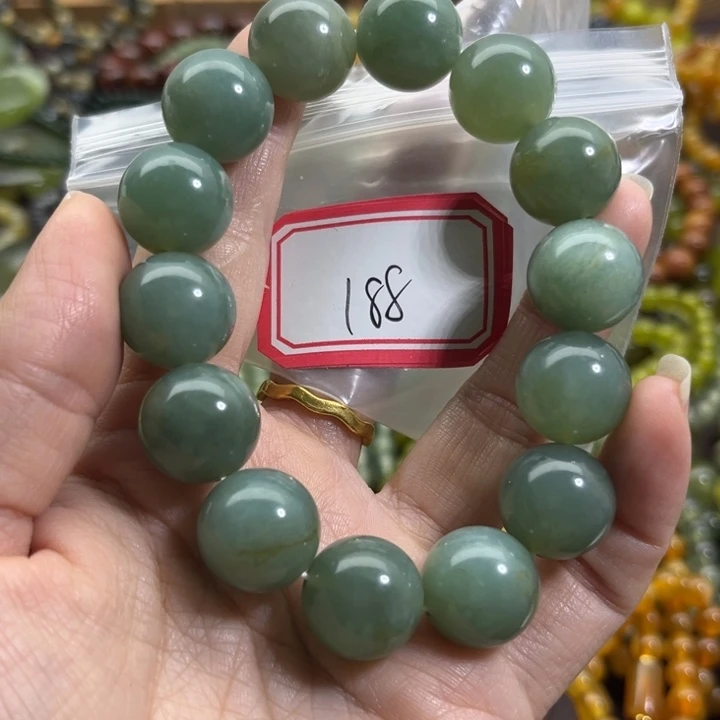 蛇纹石玉未镶嵌手链