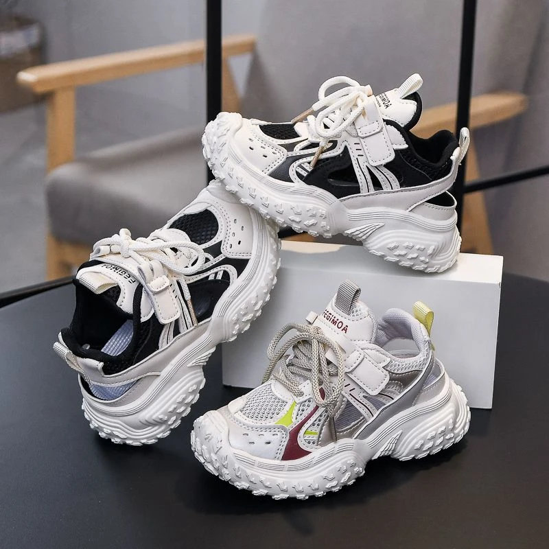 儿童运动凉鞋2025夏季新款女童鞋子透气单网休闲鞋男童鞋宝宝鞋潮