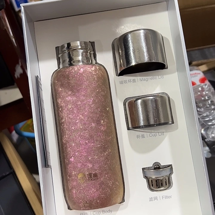 匡迪纯钛保温杯4204205968粉色