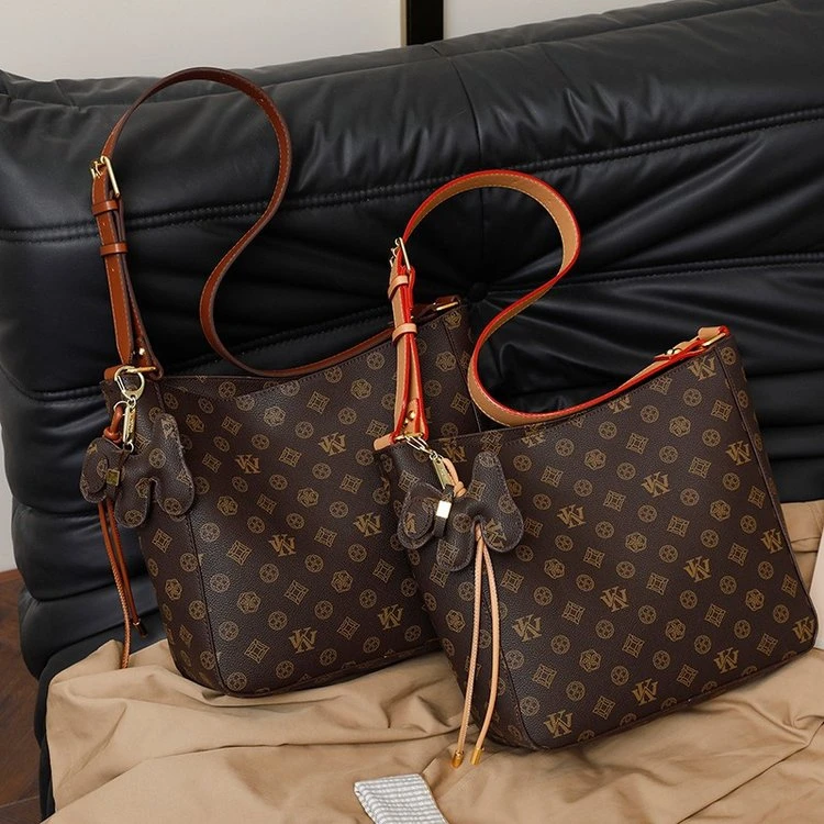 拉链暗袋水桶包单肩托特包斜挎包经典肩包饺子包简约休闲