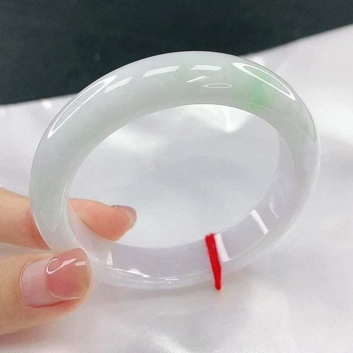 翡翠未镶嵌手镯圈53，40192