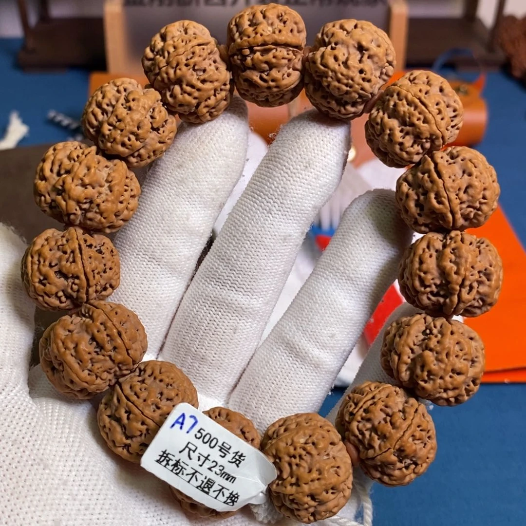 金刚菩提手串23mm六瓣雪花扇面