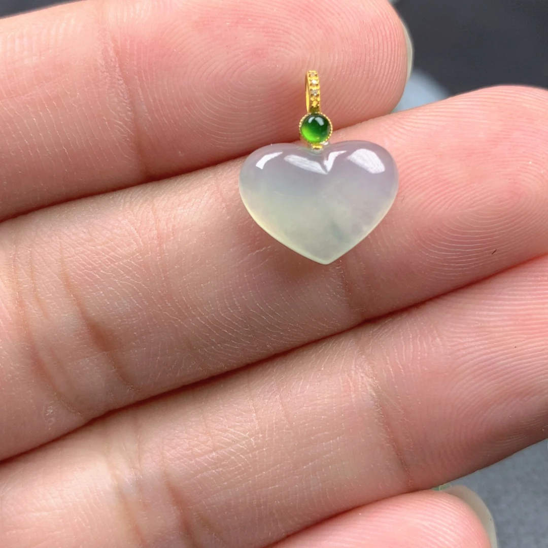 【闪购商品】颈饰18K金镶嵌翡翠翡翠