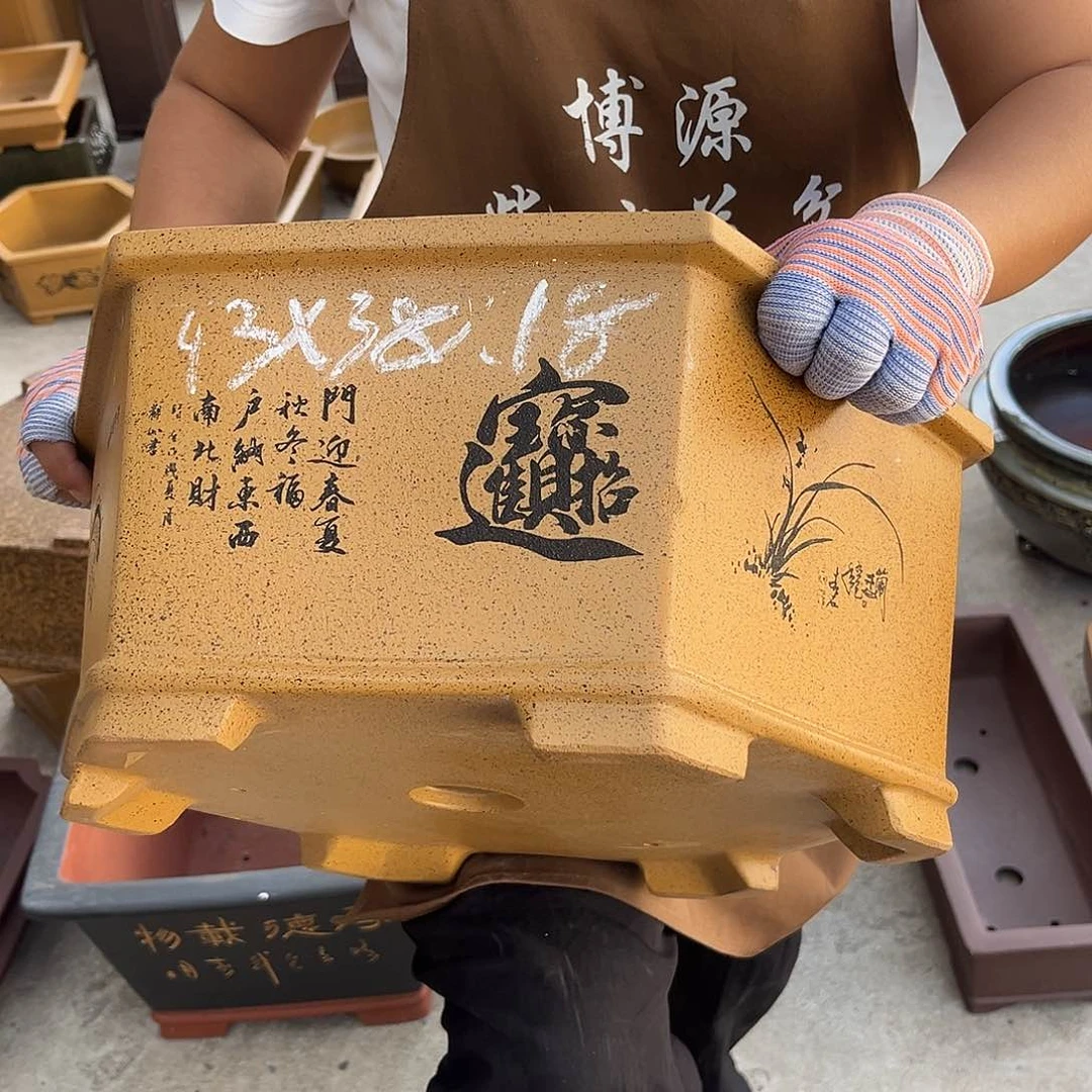 紫砂花盆盆景艺术