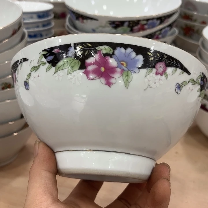 17.5公分紫藤花高脚斗笠微瑕