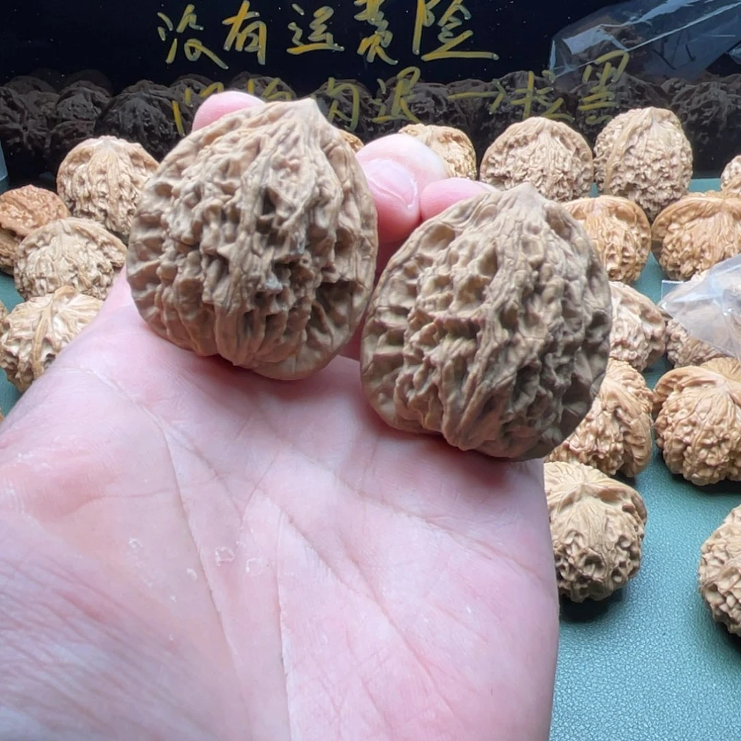 核桃把件38全品原装虎头