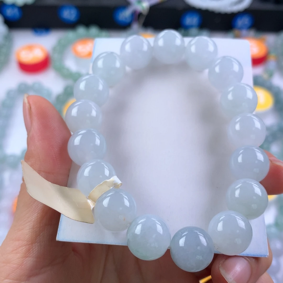 翡翠未镶嵌手链卡12.3