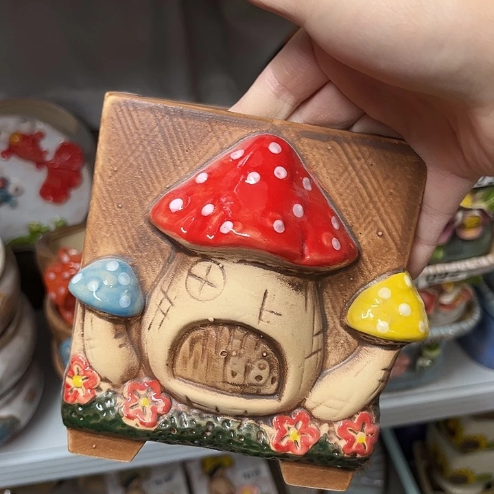 粗陶材质多肉花盆