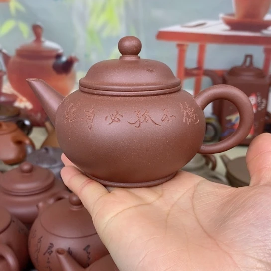 紫砂茶壶160cccccccc羊角山紫泥