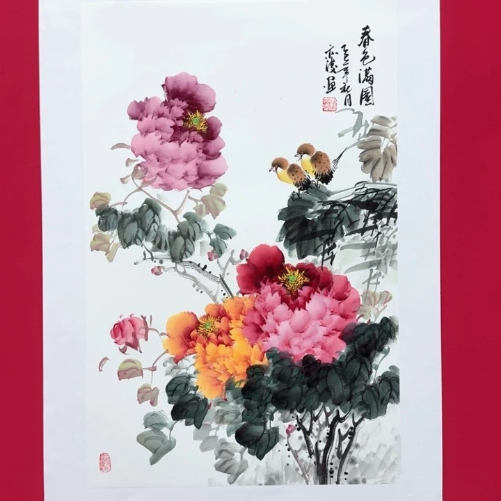 国画刘亦凌老师精品