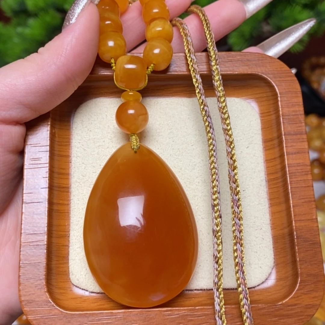 【闪购商品】未镶嵌颈饰蜜蜡项链