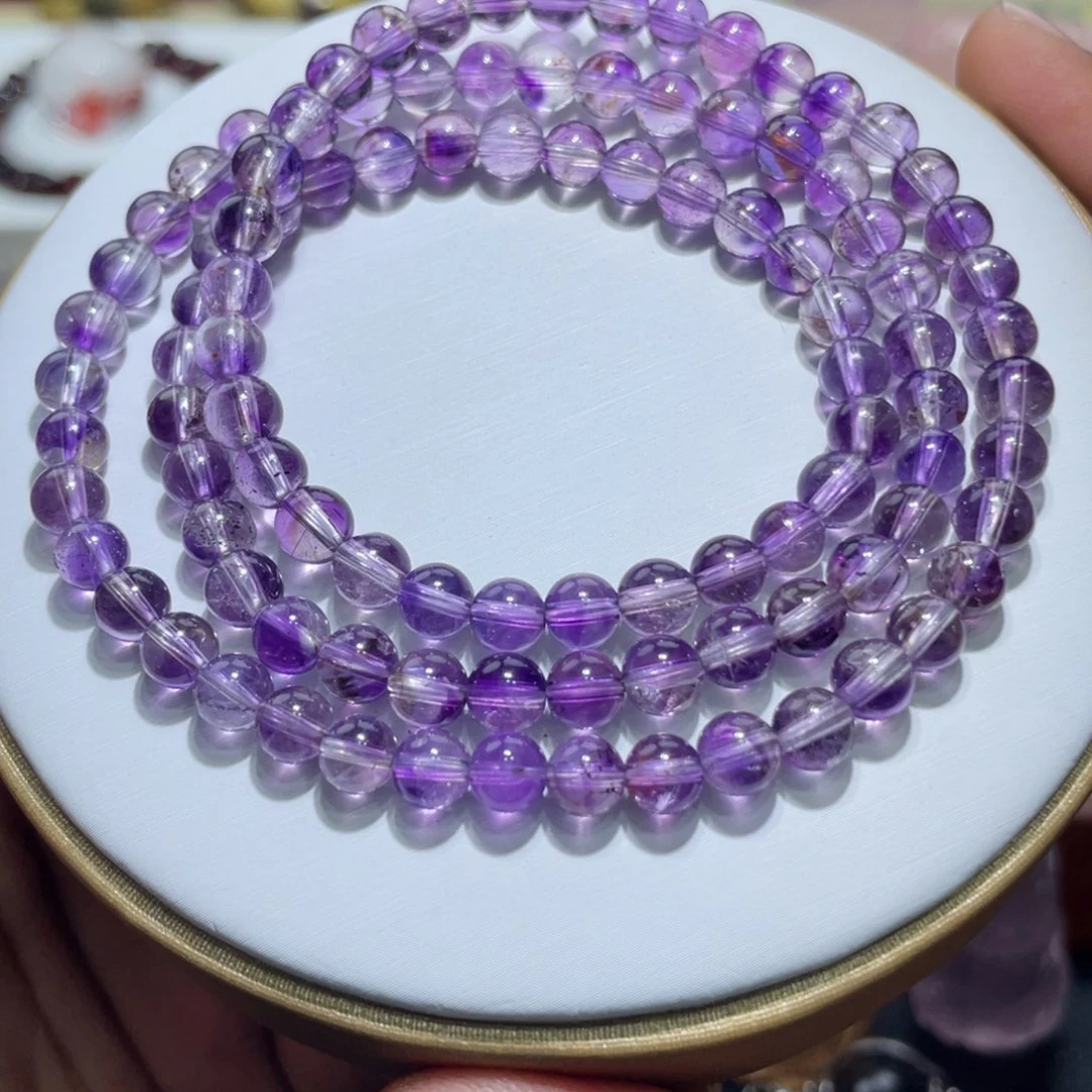 手串水晶未镶嵌紫超七
