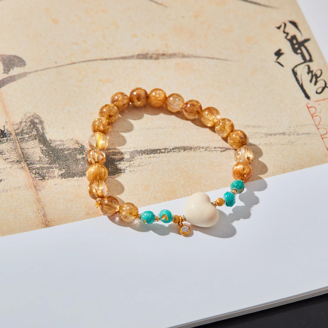 【云上雅岚】18K金发晶手串多样性发一#XYGD273030-C